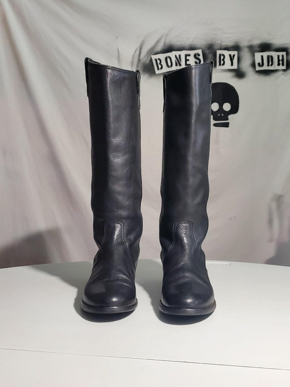 Madewell 1937 Archive Leather Tall Riding Boot Size 8- Shipping incl